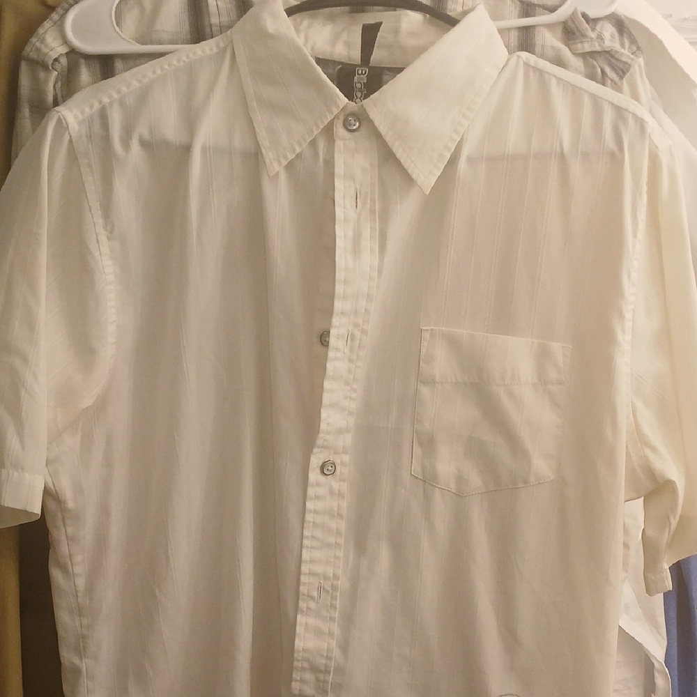 Billabong Affliction White Casual Button Down Shirt